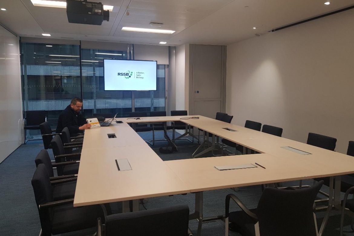Office wide AV refresh for Rail Safety and Standards Board (RSSB) meeting room