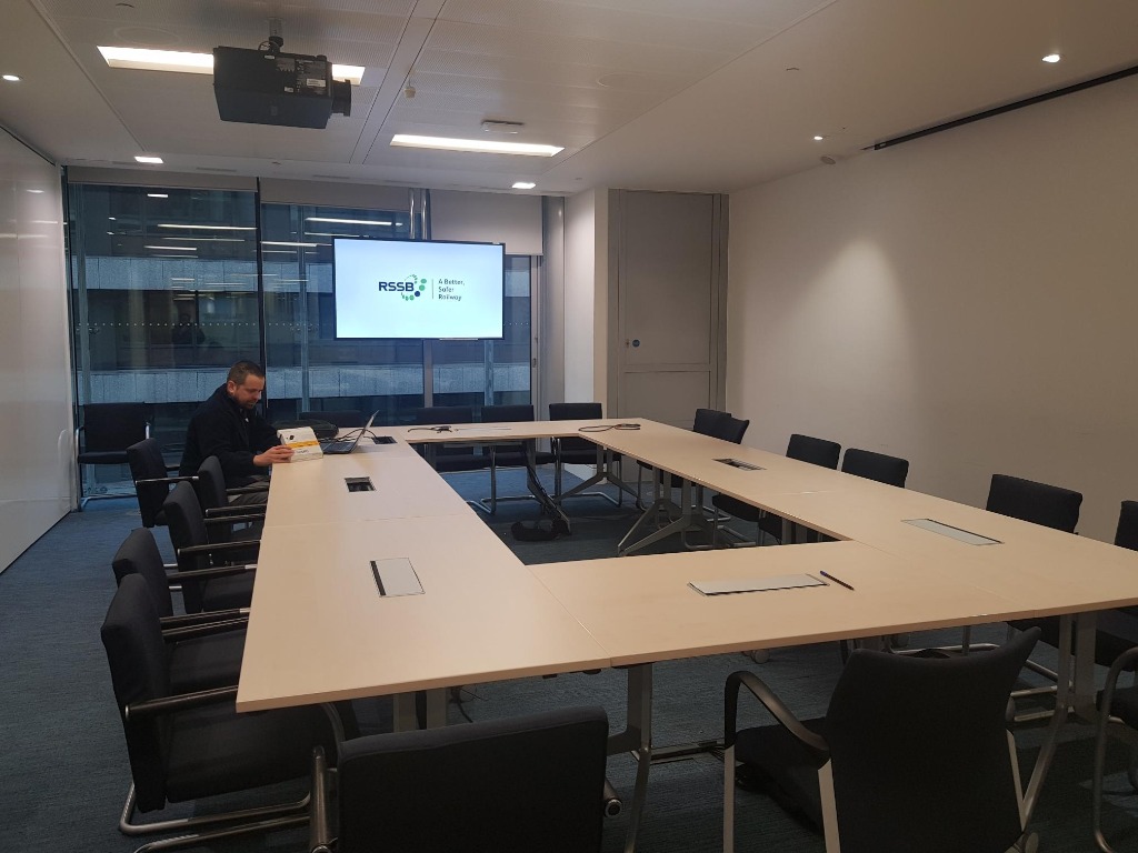Office wide AV refresh for Rail Safety and Standards Board (RSSB) meeting room