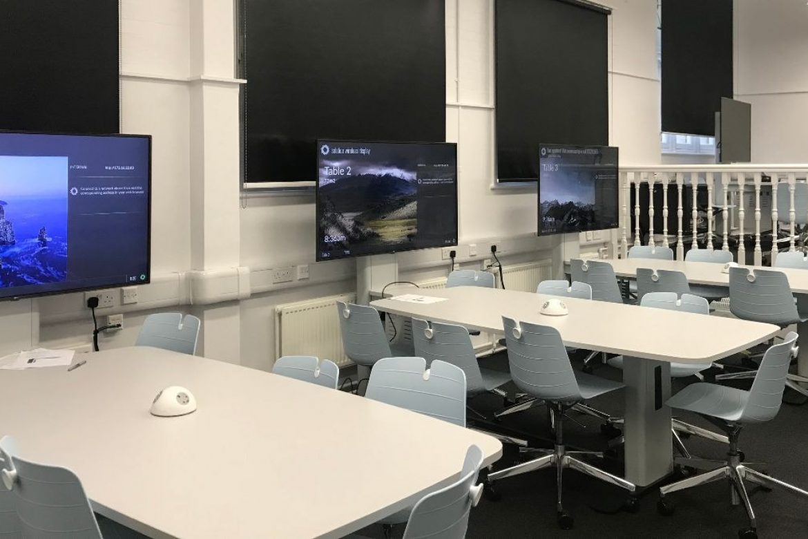 Huddle space design and solutions at Goldsmiths University of London
