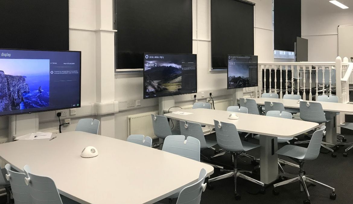 Huddle space design and solutions at Goldsmiths University of London