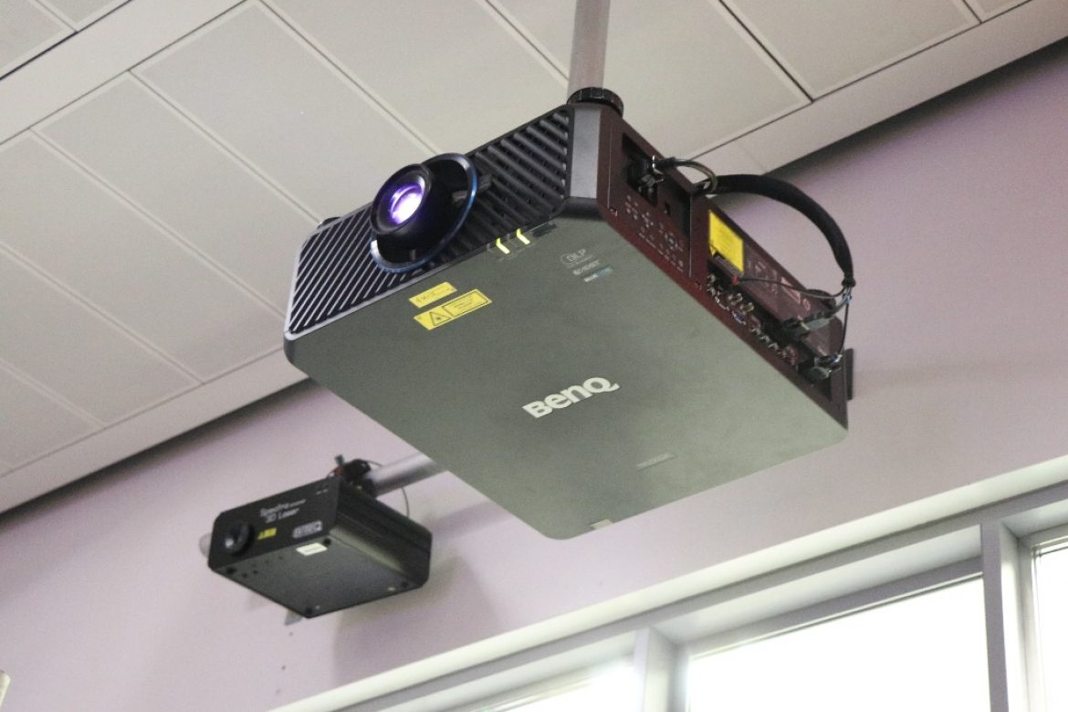 Complete AV upgrade for Madeley Academy theatre BenQ projector