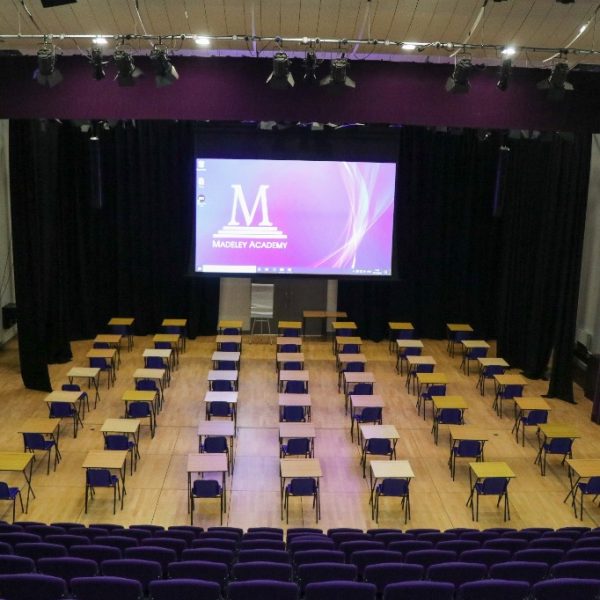 Complete AV upgrade for Madeley Academy theatre, circle view